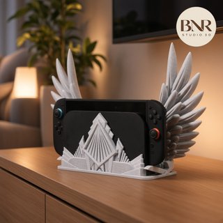 Soporte Nintendo Switch 2 con alas – impreso 3D