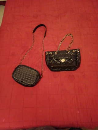 Set de 2 bolsos negros