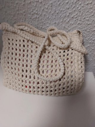 Bolso Bandolera de Ganchillo Artesanal