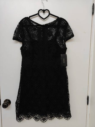 Vestido Zara de Guipur Negro