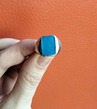 Anillo de Plata y Esmalte