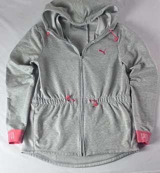 Sudadera Puma Gris con Cremallera