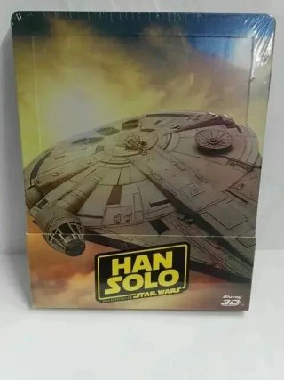 ENVIO STAR WARS HAN SOLO STEELBOOK 3 BD PRECINTADO