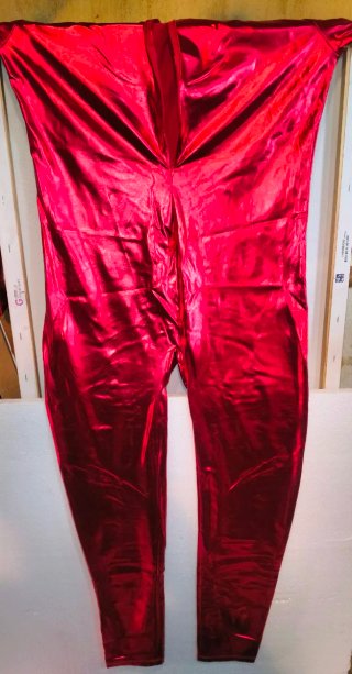 Mono Disfraz Rojo Brillante
