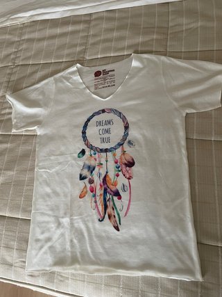 Camiseta Blanca Algodón Atrapasueños