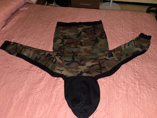 Sudadera con Capucha Camuflaje