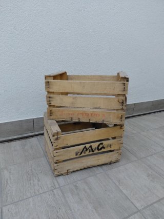 2 Cajas de Madera Decorativas