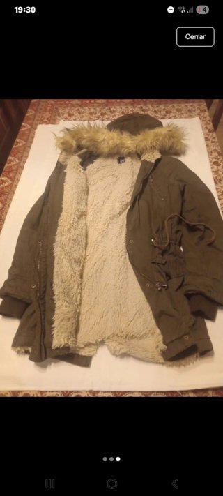 Chaqueta Parka con Forro de Pelo