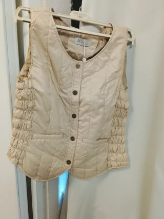 Chaleco Acolchado Beige