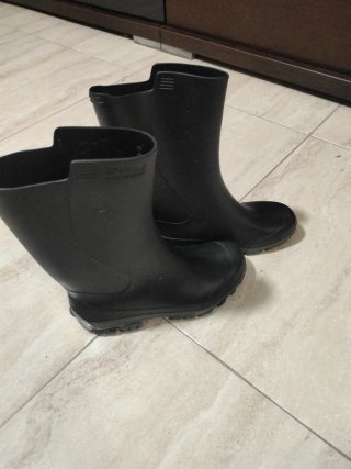 Botas de agua negras talla 31