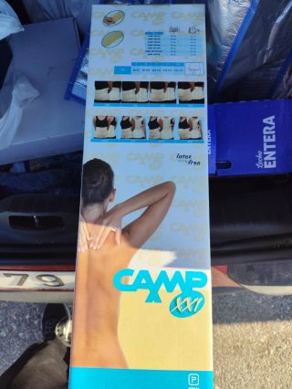 Faja Lumbar alta con tirantes Camp XXI