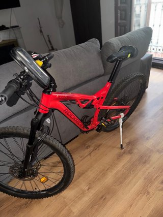 Bicicleta de Montaña Rockrider Roja