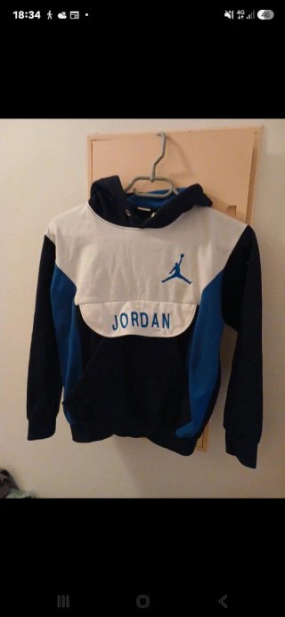 Camisola com Capuz Jordan 12 Anos
