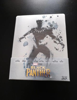 ENVIO BLACK PANTHER STEELBOOK BD 3D + BD PRECINTAD