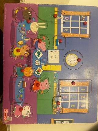 Puzzle de madera Peppa Pig