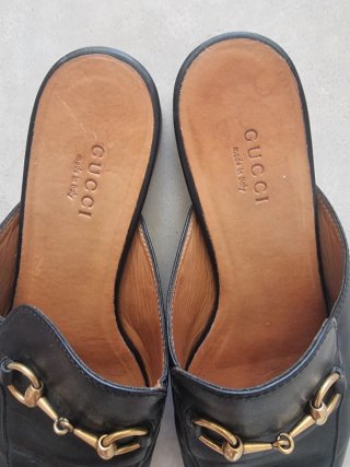 Mules Gucci Negros
