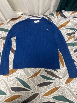 Jersey de punto azul