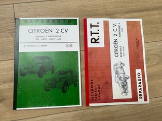 CITROEN 2CV AZL AZU AZAM MANUAL TALLER + PIEZAS
