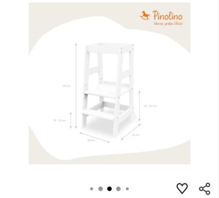 Torre de aprendizaje Pinolino blanca