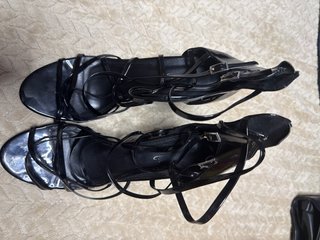 Sandalias de Tacón Negras Talla 41