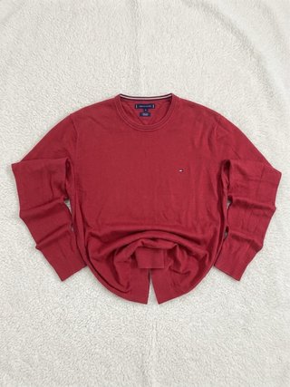 Jersey Tommy Hilfiger Rojo Algodón Pima XXL
