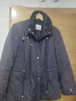 Parka de mujer negra
