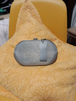 Clutch de Fiesta Plateado Parfois