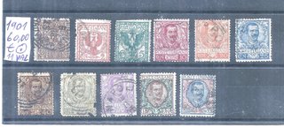 Set 11 Francobolli Regno Vittorio Emanuele III