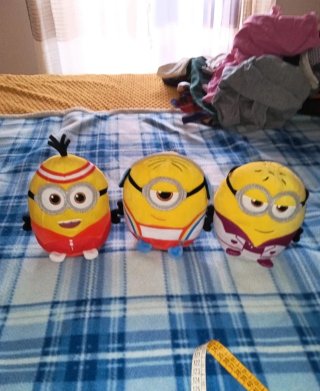 Set di 3 peluche Minions