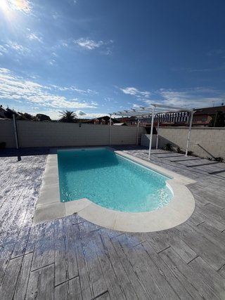 Piscina de fibra