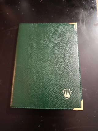 Funda Pasaporte Rolex Vintage Verde