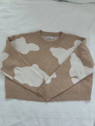 Jersey Corto Estampado Stradivarius