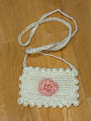 Bolso de Hombro Artesanal Vintage para Niña