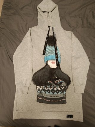 Vestido Sudadera Anabel Lee Gris