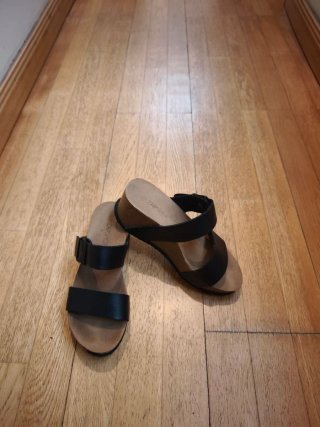Sandalias Negras Zapshop