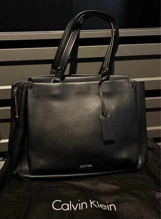 Bolso Grande Negro Calvin Klein
