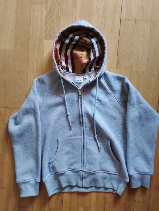 Sudadera con cremallera Burberry Gris