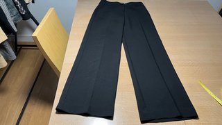 Pantalón de vestir Mango negro talla 38