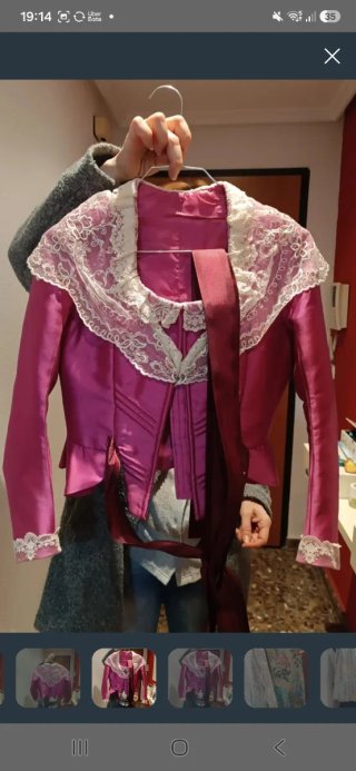 Corpiño de Fallera Rosa