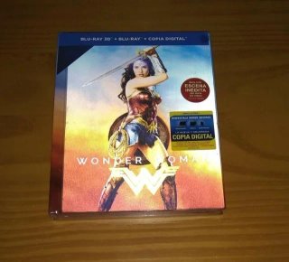 ENVIO WONDER WOMAN DIGIBOOK BD + BD 3D PRECINTADO