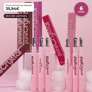 Set 6 Tinted Lip Serum Pure Crystal Corazona