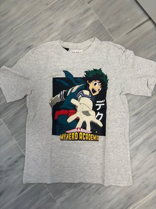 Camiseta My Hero Academia Gris
