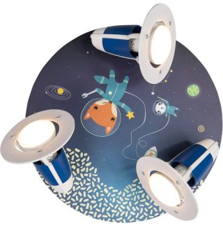 Lámpara de techo infantil Elobra Astronautas