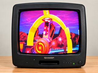 TV Retro Sharp CRT 14 pulgadas