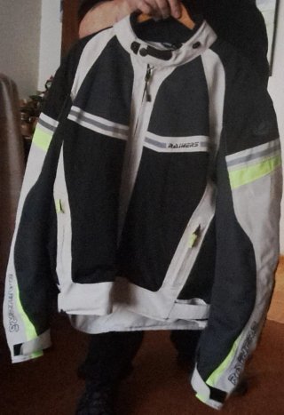 Chaqueta Moto Rainers Talla 5XL con protecciones.