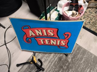 Cartel Publicitario Anís Tenis