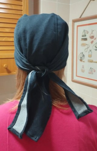 2 Gorros de trabajo tipo bandana vaquero