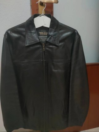 Chaqueta de Piel Marrón Green Coast
