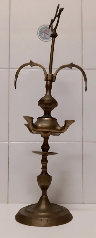 Antigua Lámpara de Aceite