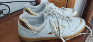 Zapatillas Munich Continental V2 Blancas/Oro